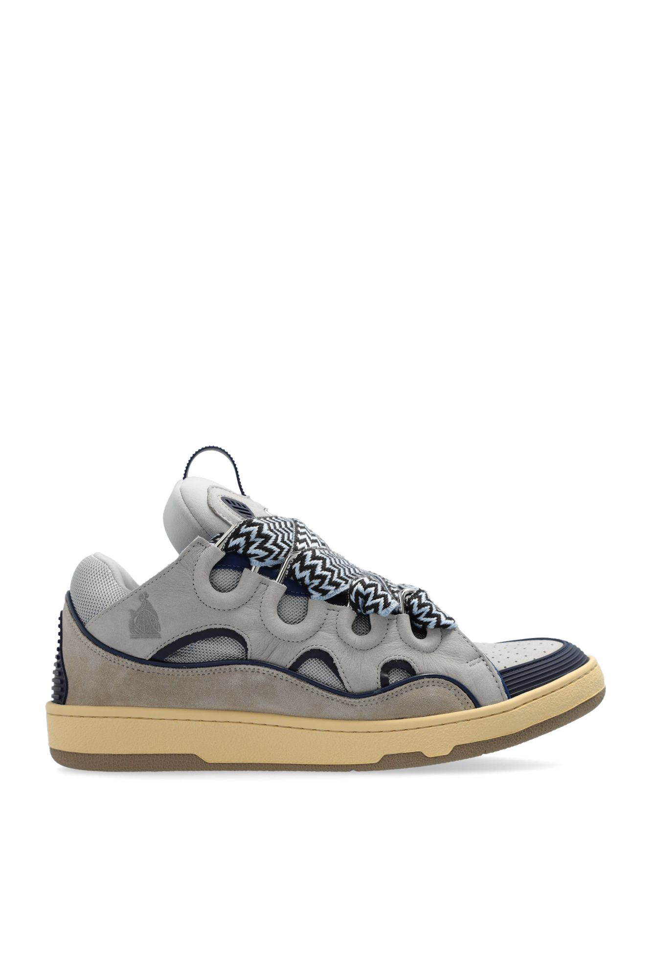 【関税&送料込】Lanvin Grey Rubber Curb Sneakers Lanvin Curb Sneakers on SALE | Saks OFF 5TH